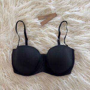 Skims Fits Everybody Strapless Bra Onyx Size 32DD